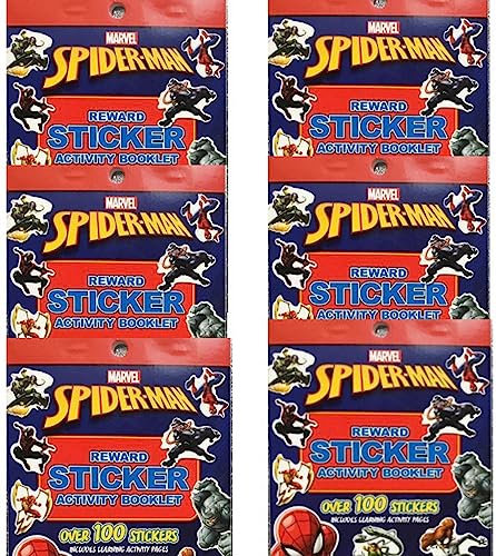 Occuper les enfants en voyage avec le lot de livrets d'activités Spiderman Marvel antistress
