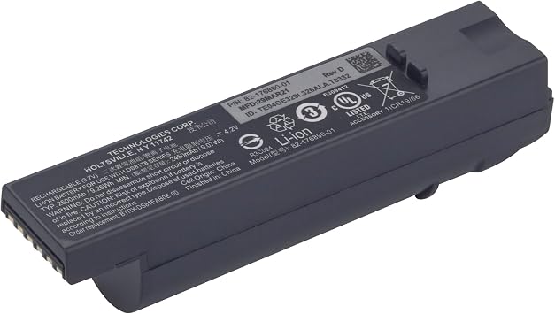 DS8178 Replacement Battery for Zebra 8100 Series Scanners DS8100 DS8170 DS8178 BTRY-DS81EAB0E-00 BTRY-ZDS81EAZB0E-00 71-176890-01 82-176890-01 Barcode Scanner Battery Capacity 3.7V 2500mAh/9.25Wh
