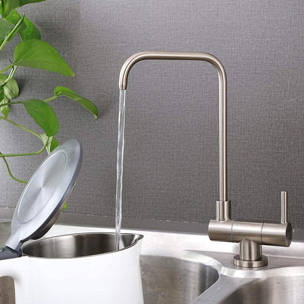 Zqfhsx 2 Kitchen Sink Faucet Foldable Osmosis Tap Copper Water Purifier Reverse For Clean Drinking Stylish & Space Saving Design
