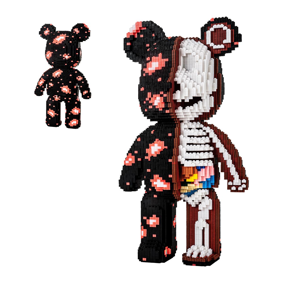 DAHONPA Animal Disection Skeleton Bear Micro - Juego de bloques de construcción (7220 piezas), decoración creativa para el hogar y la oficina, regalo para adultos y niños