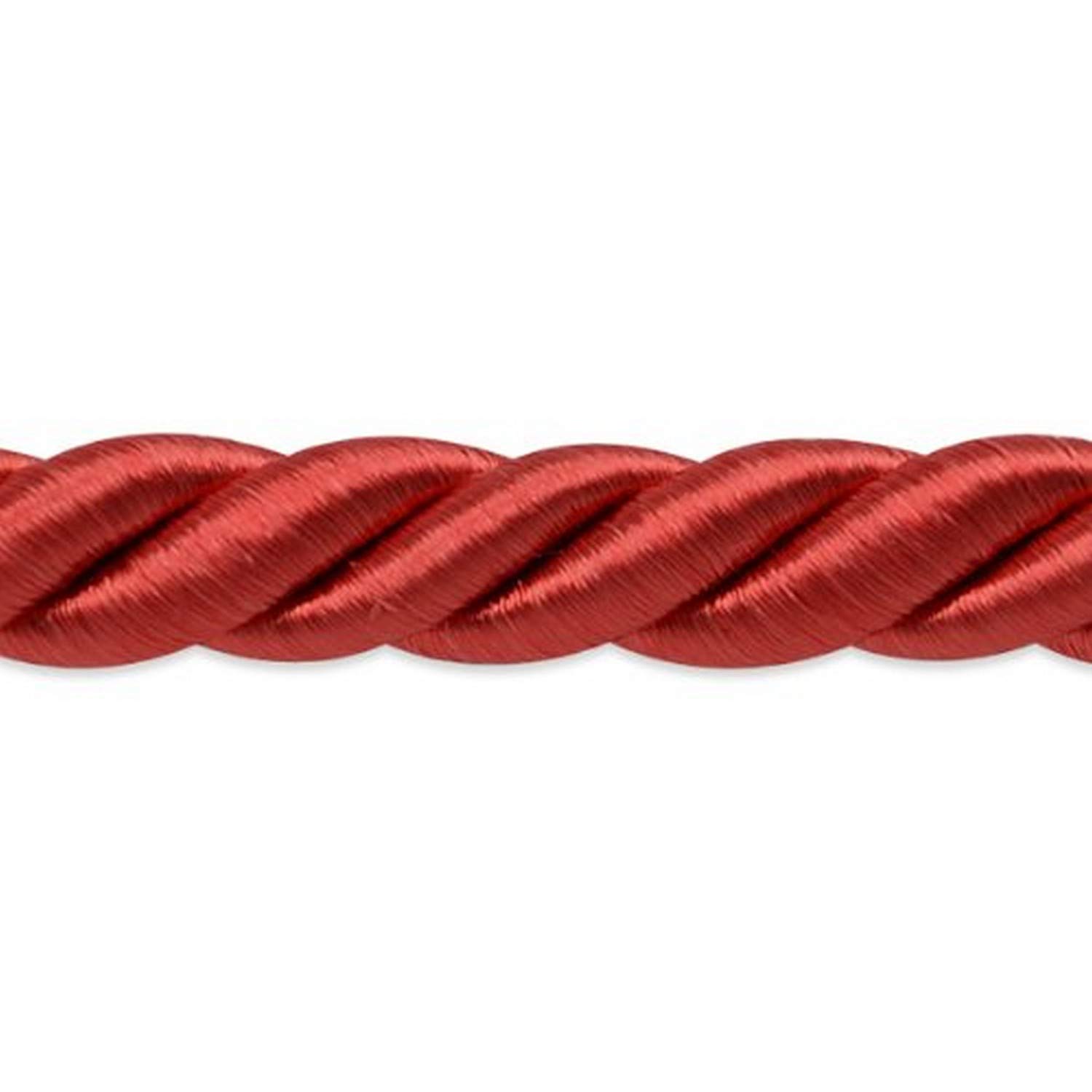 Expo International 20-Yard Savannah Twisted Cord Trim Embellishment, 3/8-Inch, Cranberry