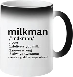 Milkman Deliver Milk Float Job Occupation Delivery Funny Definition Gift 11oz 15oz Color Changing Mug