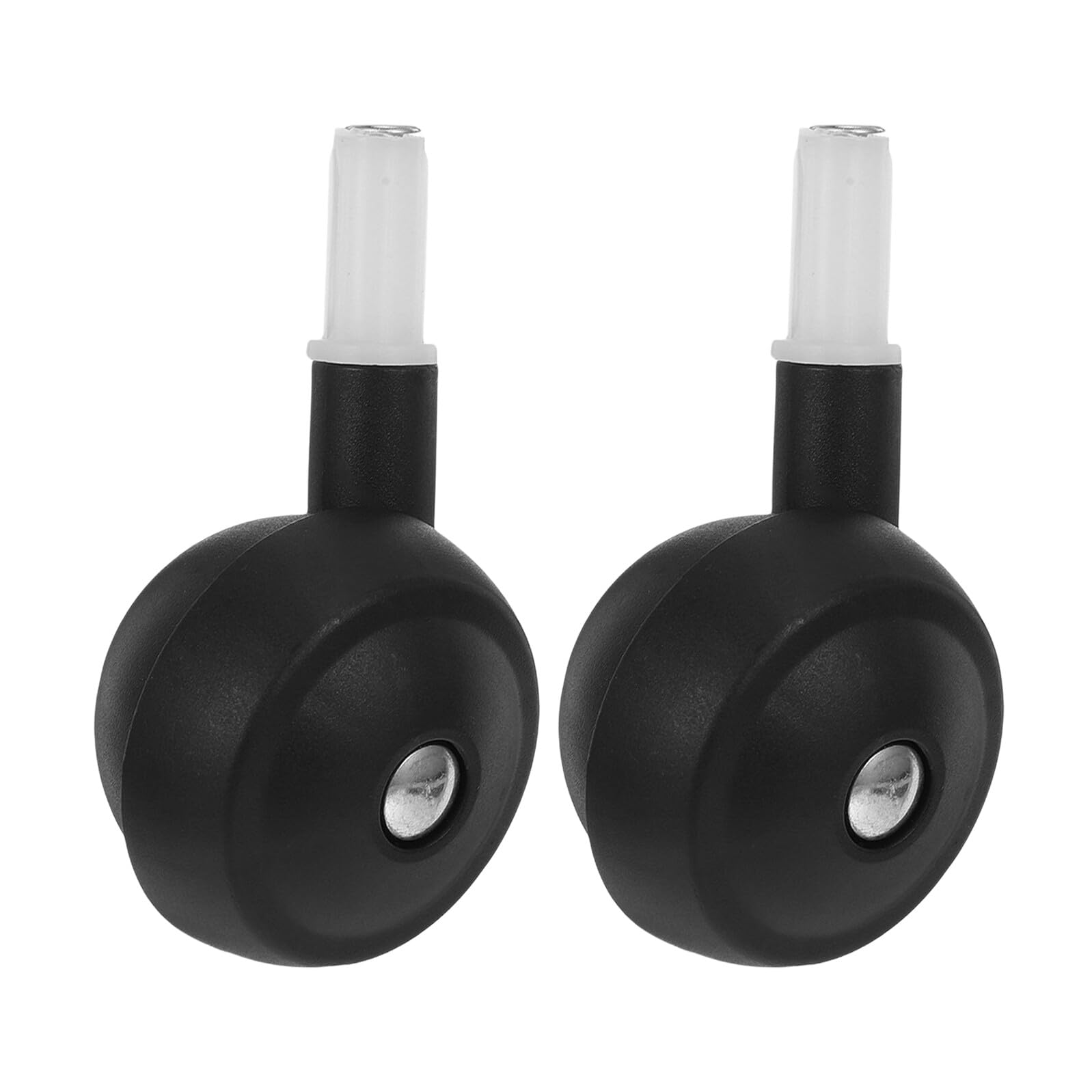 KICHOUSE Lot de 2 Roues de Déambulateur pour Trotteur Bébé, Roulettes Silencieuses et Résistantes, Installation Rapide, pour Apprendre à Marcher