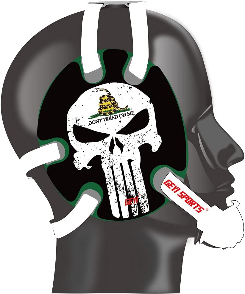 Wrestling Headgear with White Do not Tread On Me Wraps(Adult)
