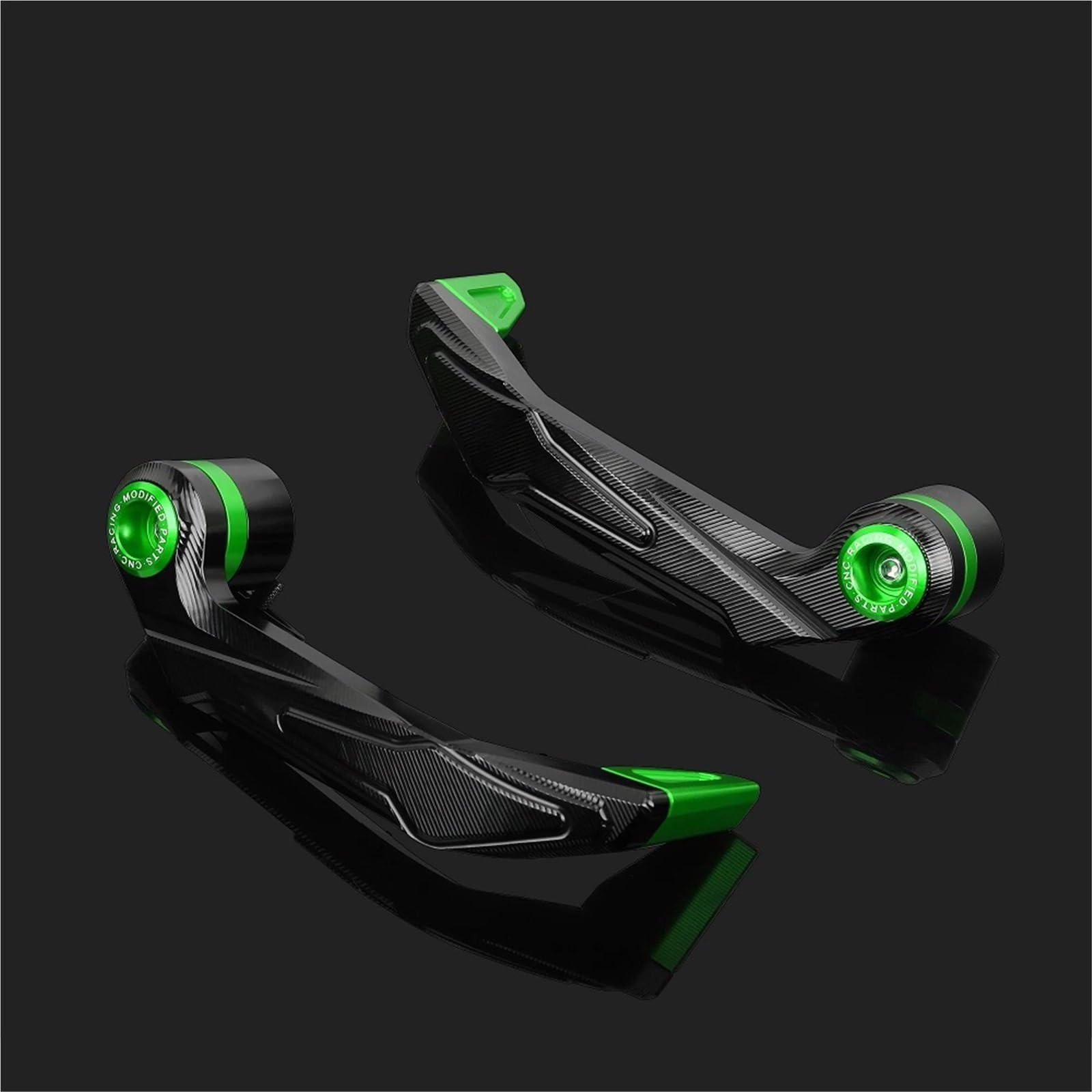 Hizorb Green Handguards For Kawasaki Zx6r Zx6rr Zx-6R Zx-10R 2000-2021 2022 2023 2024 Motoecycle Handguards Brake Clutch Lever Guard Protector(Green)