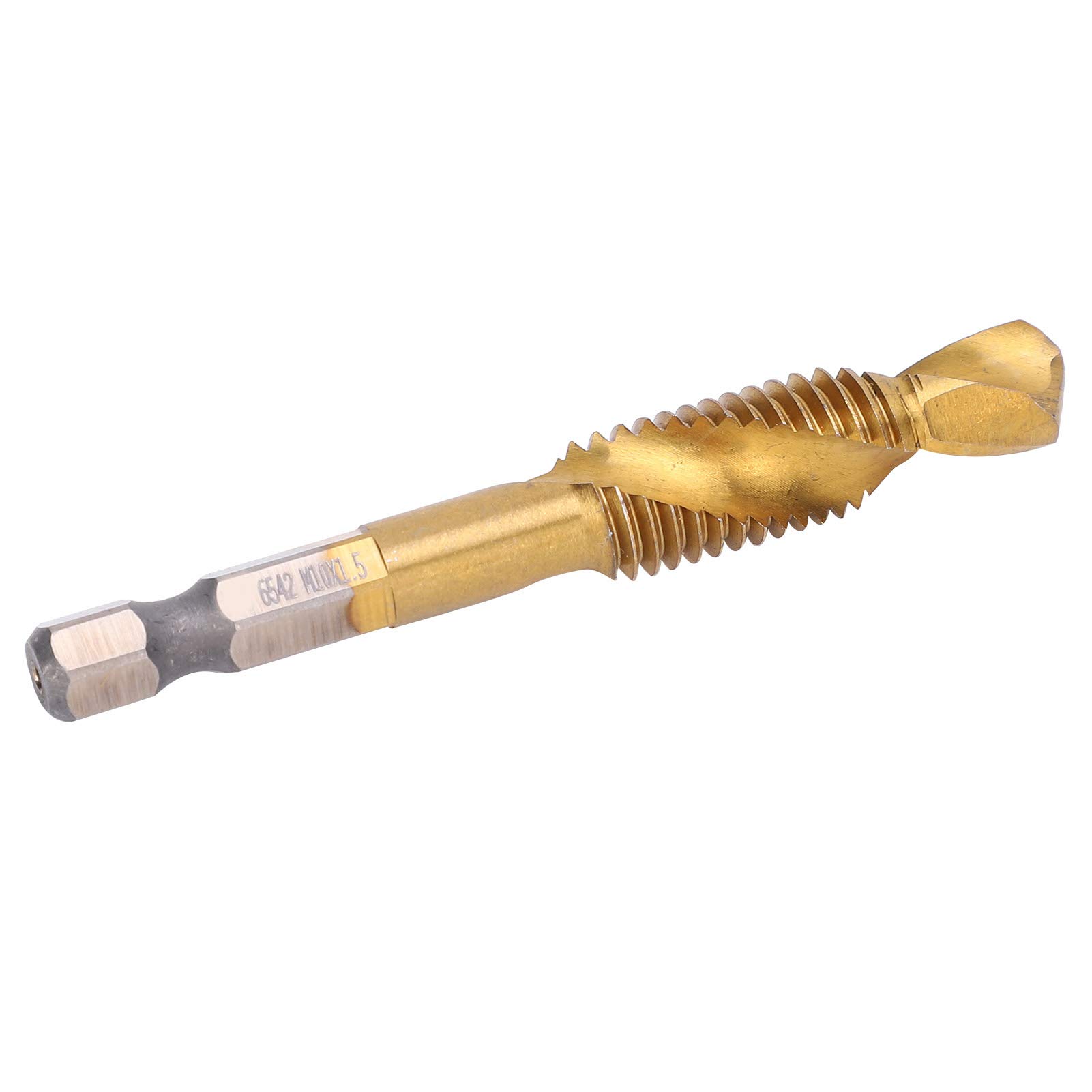 10 punte per maschiatura con rivestimento in Ti M10 HSS trapano con codolo a 6 angoli utensile per maschiatura vite accessorio per macchina