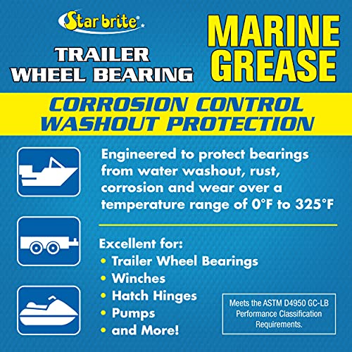 STAR BRITE Marine Grade Wheel Bearing Grease - Ideal for Boat Trailers, Water Pumps, Hinges, Pins, Winches, Anchor Chain Reels by STAR BRITE - Image 3