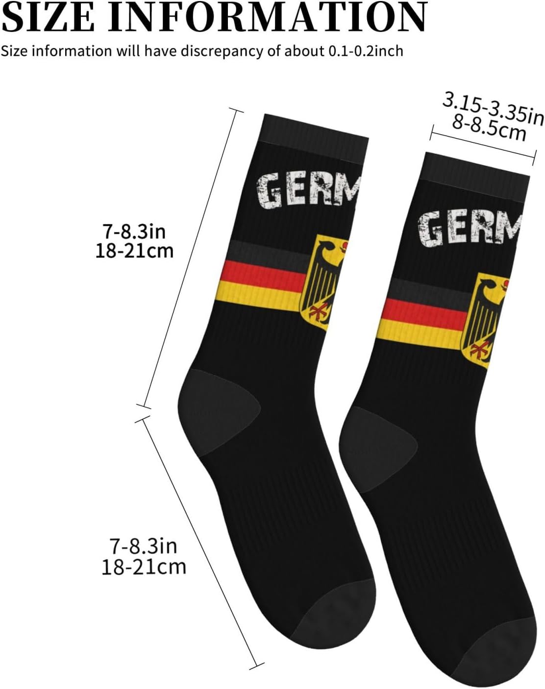 Cute Goldendoodle Unisex Funny Novelty Socks, Funky Crazy Cool Crew Dress Socks - Image 4