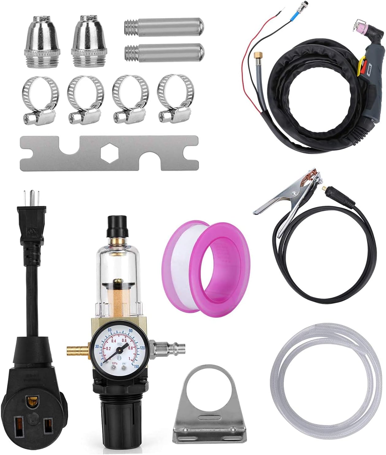 FLARING Plasma Cutter Non Touch 50 AMP 110/220V FL550D 1/2'' Clean Cut Max 16MM IGBT High Frequency Inverter Plasma Cutting Machine : Tools & Home Improvement