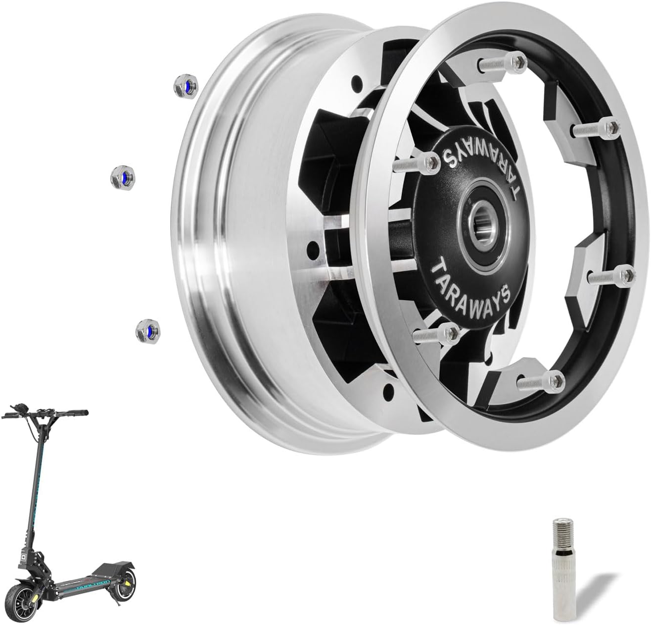 Felge, Radnabe, Nabendeckel, Motorabdeckung – Dualtron