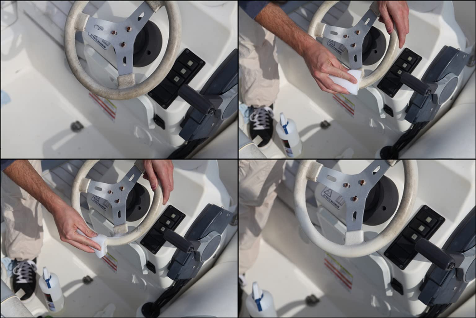 The Cleaner 1 Liter Sprühflasche Bootsreiniger Yachtreiniger Wohnwagenreiniger GFK Reiniger Schlauchbootreiniger