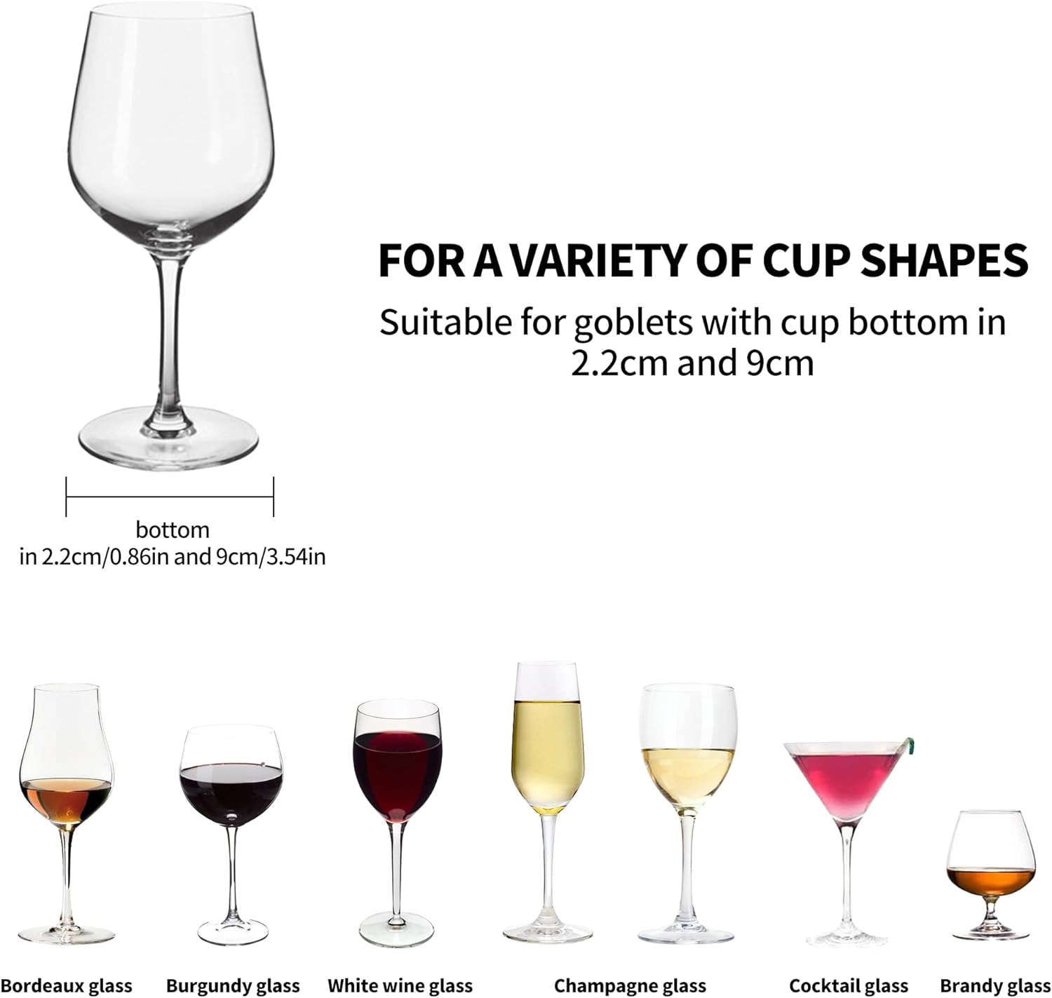 Wine Glass Rack Under Cabinet Drilling Free No Screw Steamware Holder Under Shelf Metal Wine Glasses Holders 304 Stainless Steel Hanger Storage Organizer Hanging Glass Fit for Bar Kitchen 4 Rows Brown