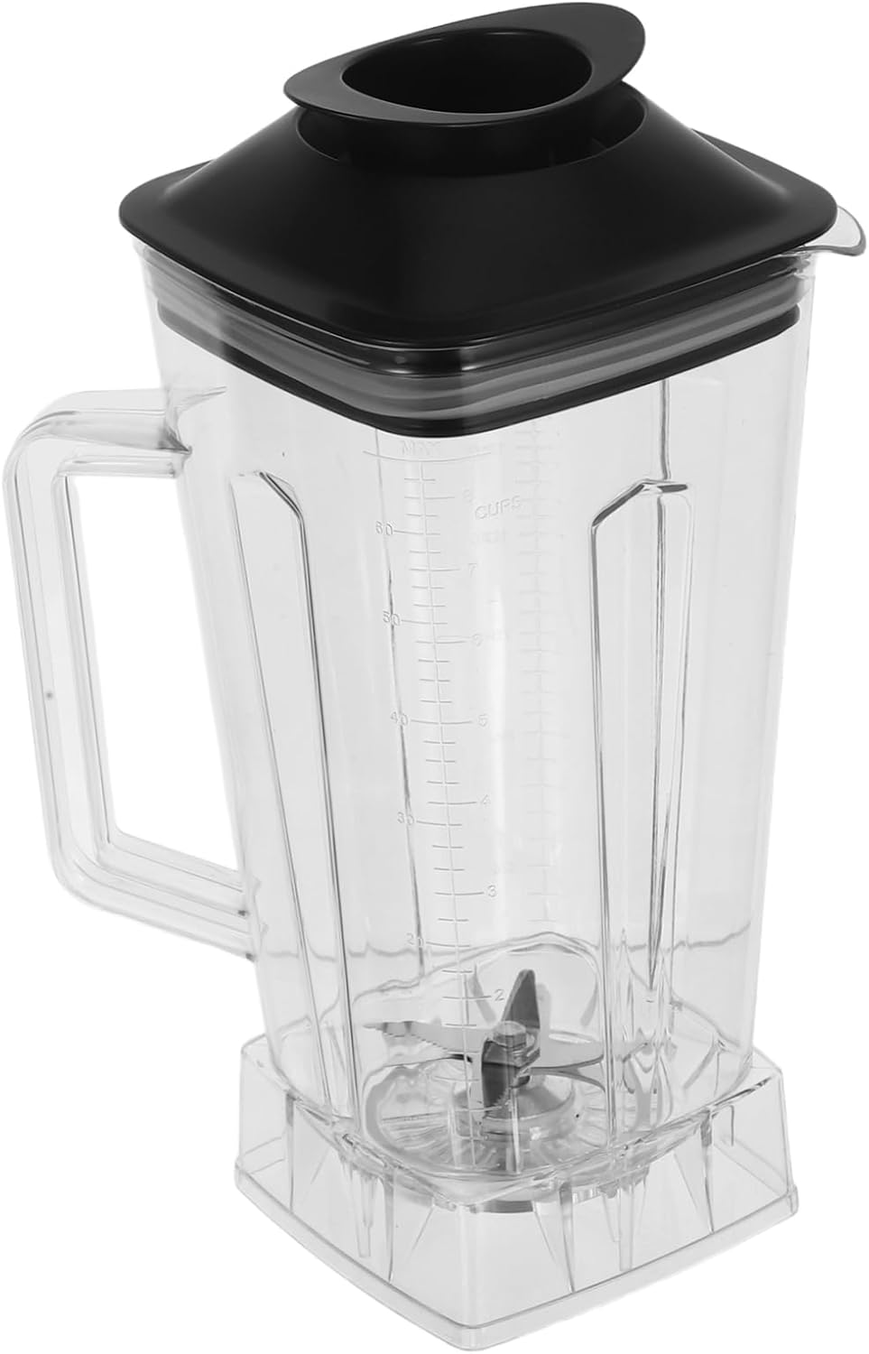 Commercial Blender Pitcher Cup Parts Replacement for Plastic Cups Juicing Containers Food Processor Jug Accessory