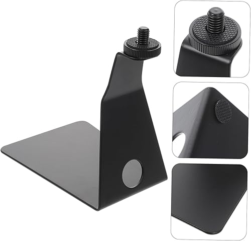 Miniatura 6 de Soporte de micrófono de escritorio en forma con almohadillas antideslizantes de montaje a prueba de golpes, organizador de cables, soporte de