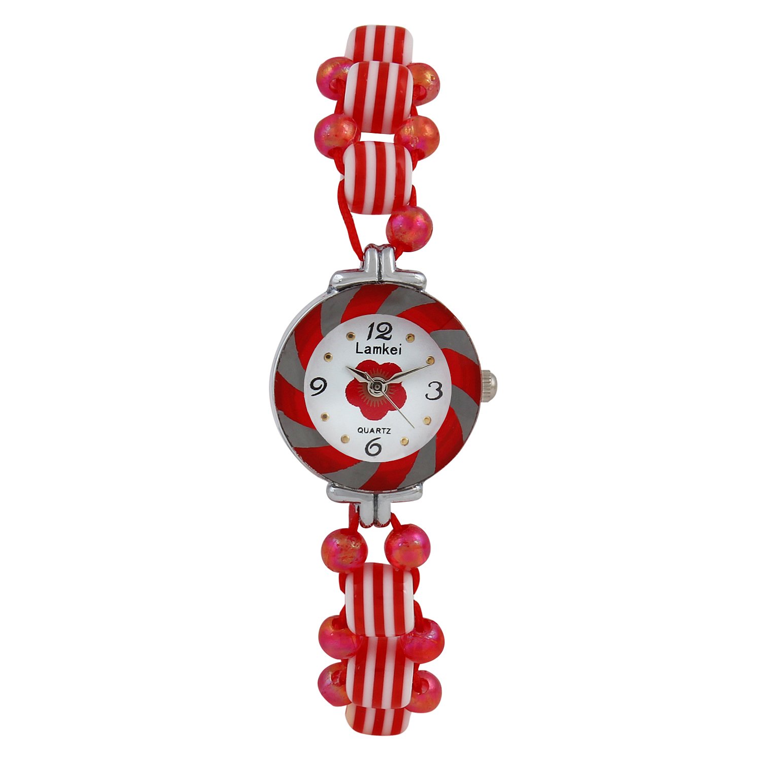 Glitter Collection Analog Girls Watch (Red Dial Red Colored Strap) (B00O0RE0CI) Amazon Price History, Amazon Price Tracker