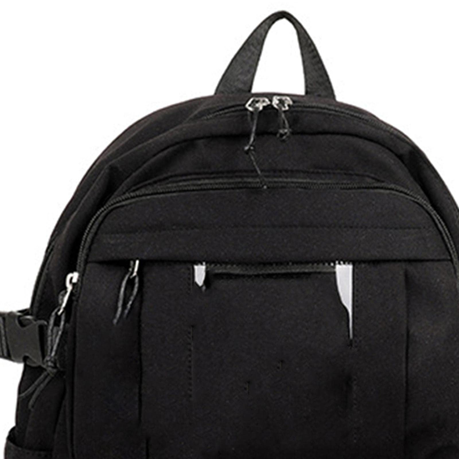 Milageto Cute Canvas Backpack For Girls - Large School/Travel Bag With Side Pockets & Laptop Compartment | 16.14x12.20x5.12in