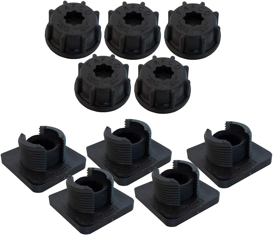 Fafco Replacement Base and Cap for Roof Strap - 5 Pack