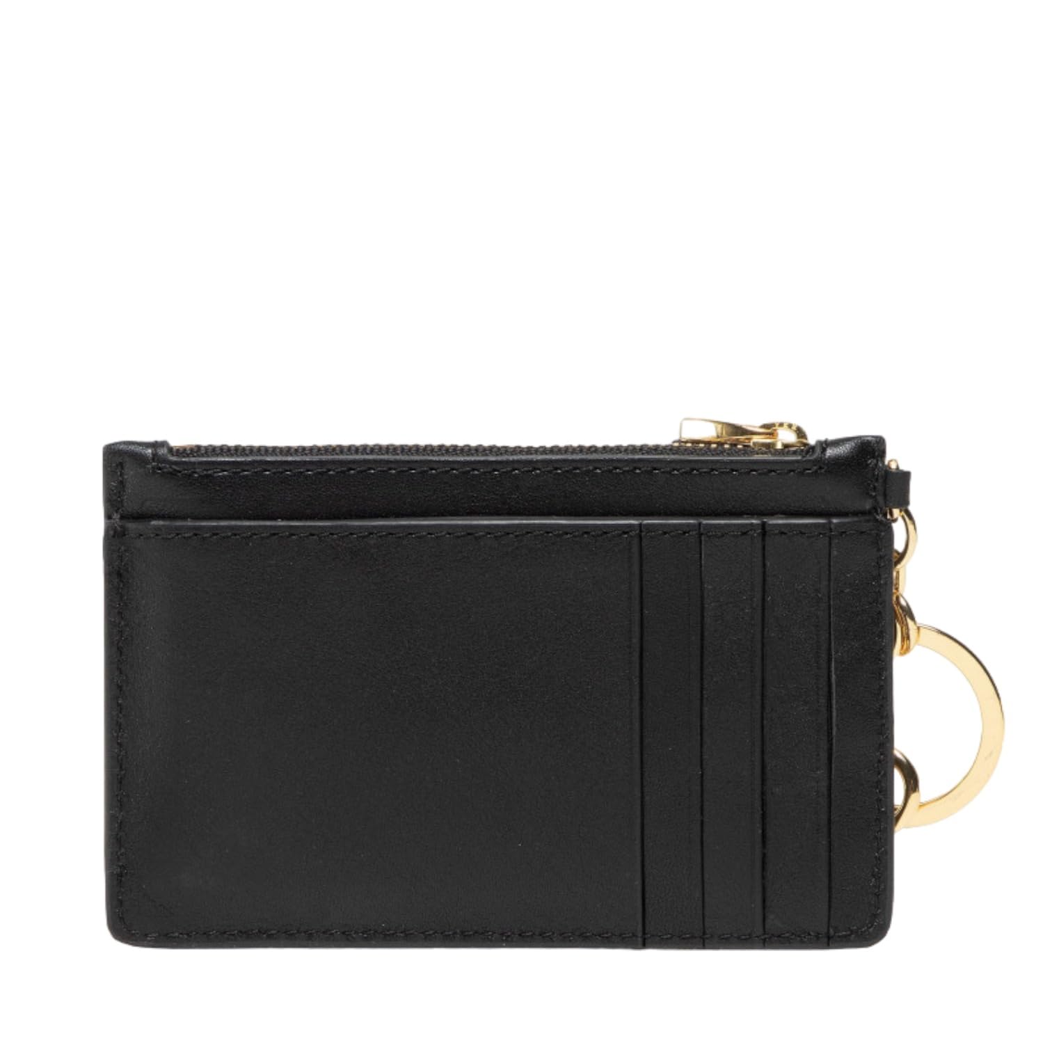 Lauren Ralph Lauren Kartenhalter Small Zip Card Cas 432876731, Schwarz , Taglia Unica
