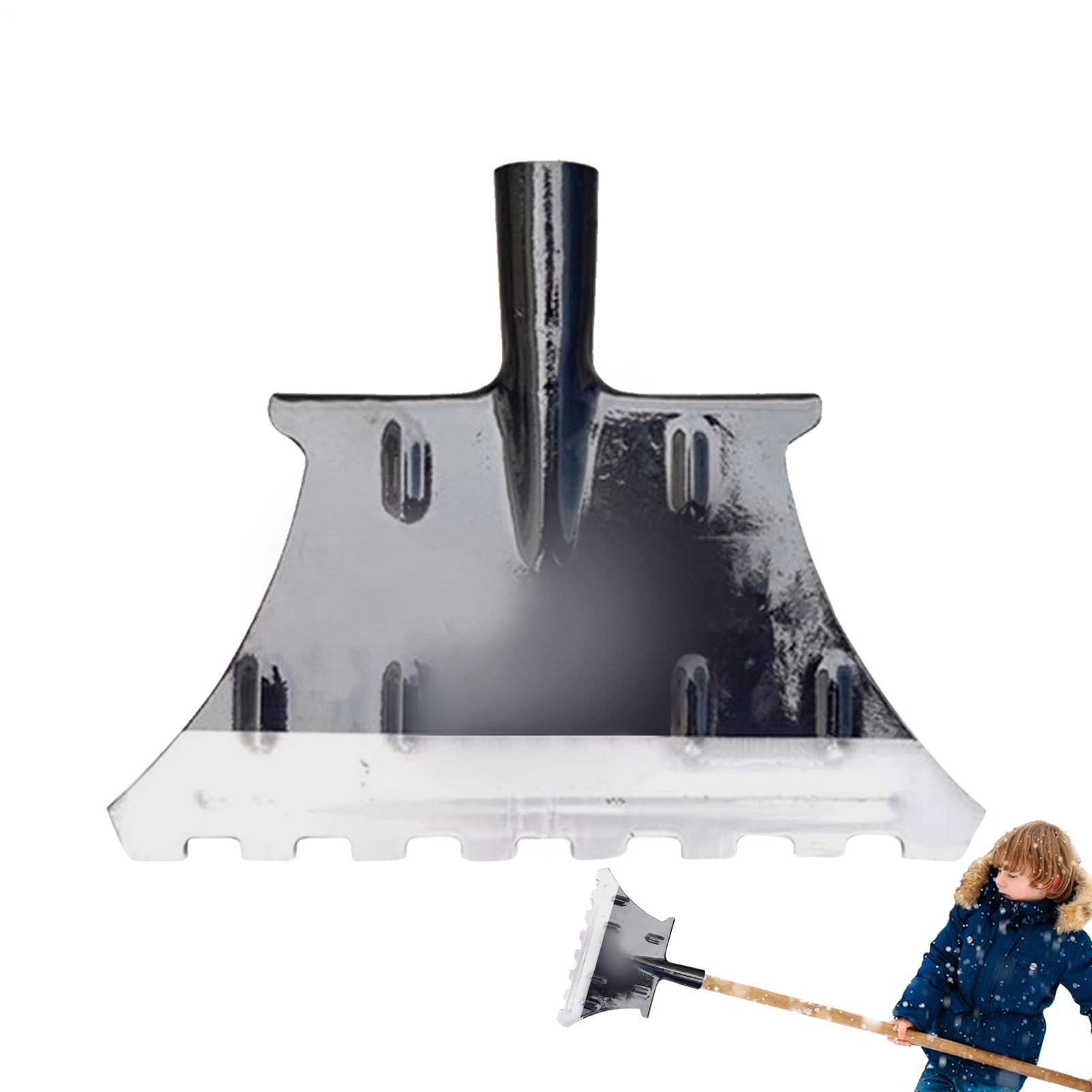 Pala de Nieve Resistente 33 cm Diseño Ergonomico para Invierno