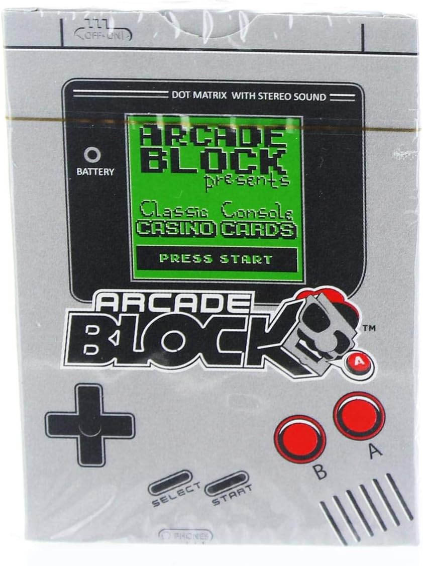 Arcade Block Classic Console Casino Cards