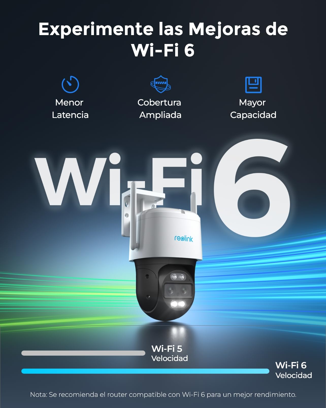 Reolink Cámara PTZ Exterior 4K, TrackMix WiFi, Doble Lente(Reacondicionado)
