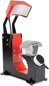 3 in 1 Cap Heat Press Machine, 3 Ironing Board Sizes Curved Element Cap Press, Baseball Cap Press Machine, with Digital LCD Timer and 40 C  210 C Temperature Control for Peak Cap