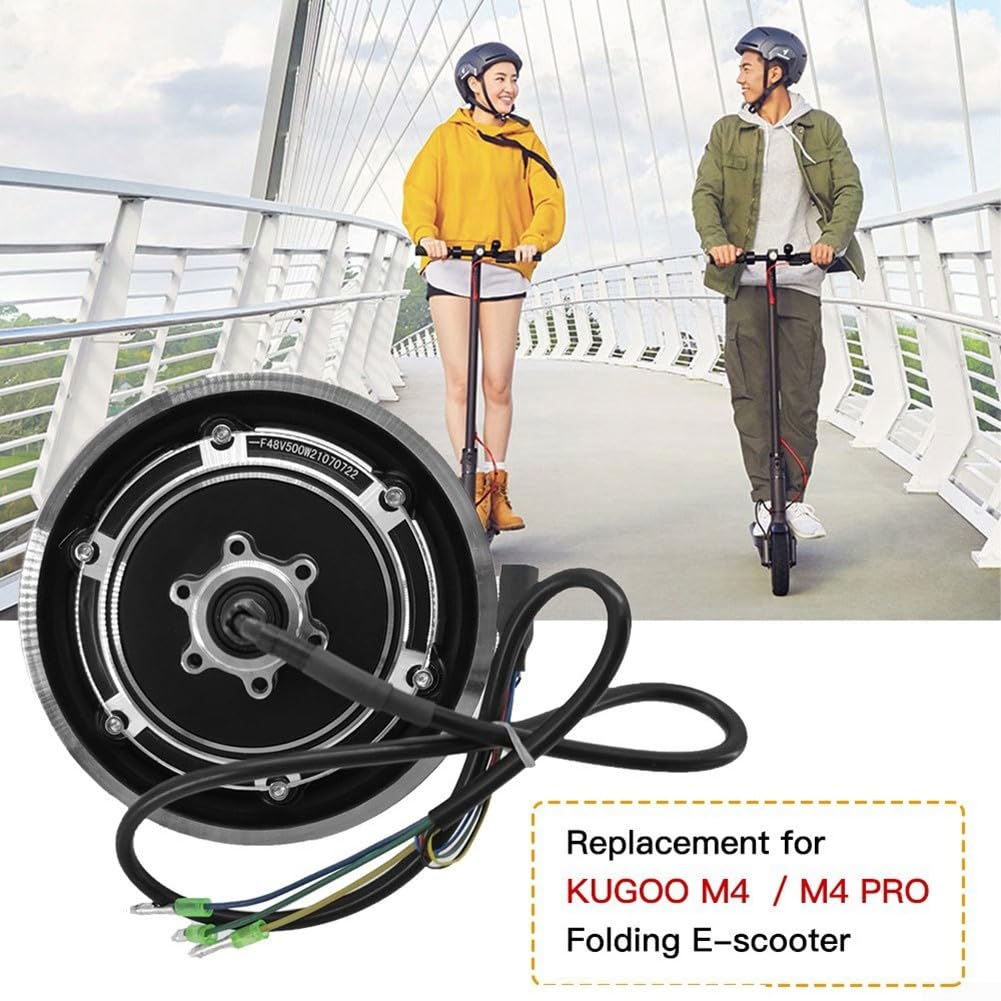 Motore di ricambio gonfiabile per ruota posteriore per Kugoo M4/M4PRO 48 V 500 W 25,4 cm