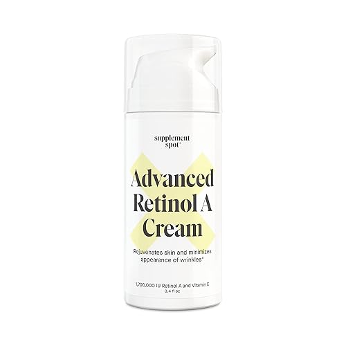 Advanced Retinol A Cream - Crema hidratante con vitamina E, aceite de coco y almendras, crema antienvejecimiento diaria de retinol para la cara,