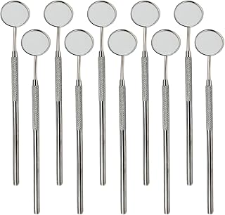 Dental Mirror Stainless Steel with Handle 6.5