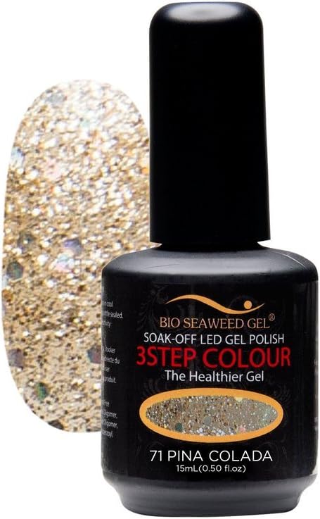 Bio SeaWeed Gel 3STEP COLOUR UV/LED Gel Polish 71 Pina Colada 15ml