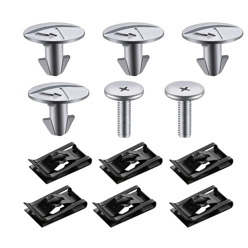 Kit de parafusos, pinos e presilhas da cobertura inferior do motor UpAmcarker 90674-TY2-A01 – 14 peças