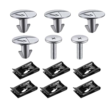 90674-TY2-A01 Lower Engine Cover Bolt Pin Screws, Radiator Engine Access Cover Pin and Lower Cover Bolt Compatible with H-onda Accord Civic CRV Acura