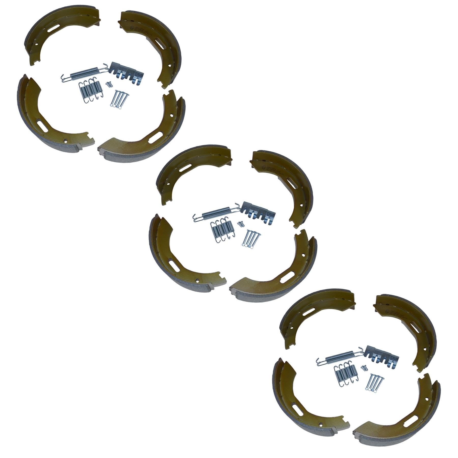 AB Tools200 x 50mm Trailer Caravan Brake Shoes for BPW Style Axles 4 x Brake Drums