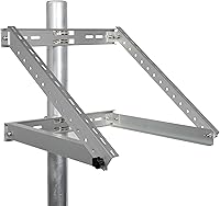 Vista 1 de Soporte de montaje en panel solar Kit de soportes de poste de hasta 30 W (poste no incluido)