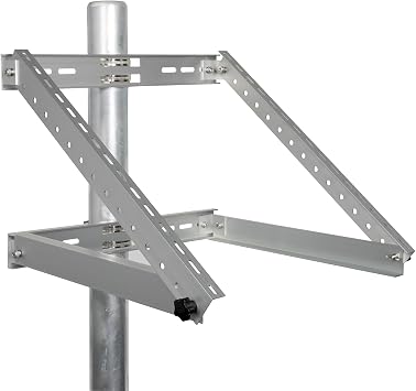 Solar Panel Mounting Bracket Pole Mounts Kit Up to 30W Pole not Included