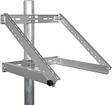 Solar Panel Mounting Bracket Pole Mounts Kit Up to 30W (Pole not Included)