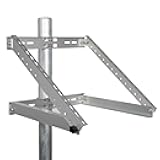 Solar Panel Mounting Bracket Pole Mounts Kit Up to 30W (Pole not Included)