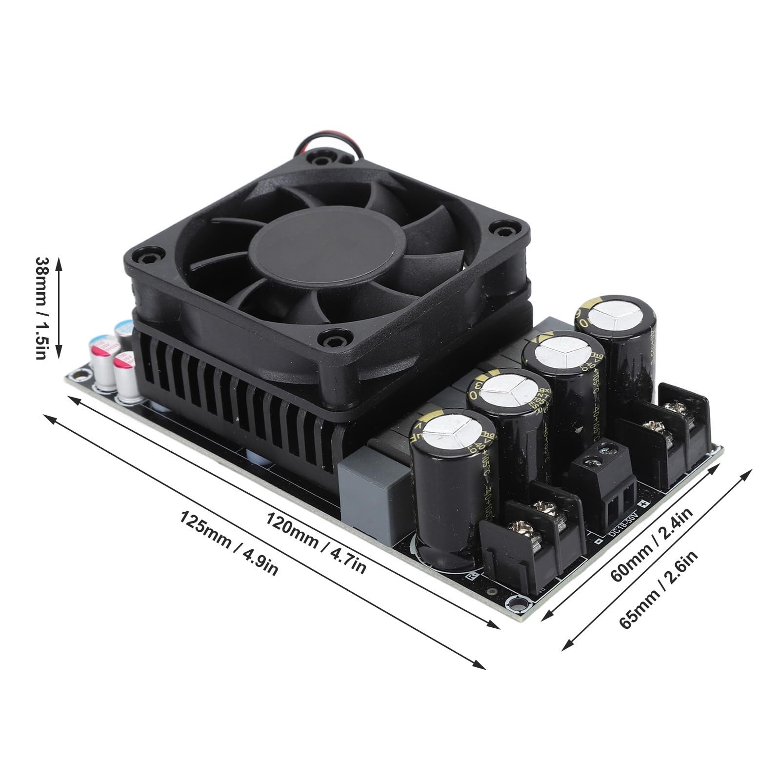 TPA3255 Scheda amplificatore 300W+300W BTL / 600W PBTL con compatibilità altoparlanti 2-8 Ohm Scheda amplificatore di potenza HiFi per componenti del metodo audio