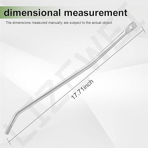 Miniatura 2 de 747-05385A - Eslabón de arrastre para tractor de césped/enlace de arrastre de dirección que reemplaza 747-05385A, 747-04298, 747-05385 compatible