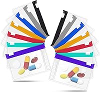 Vista 1 de 14 bolsas organizadoras de píldoras #1, adecuadas para bolsas de almacenamiento de píldoras A6 y A7, bolsas de almacenamiento de píldoras de hojas