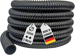 AquaOne Teichschlauch 32 mm 1 1/4' 5 Meter I Hochwertiger Teich Schlauch für Garten & Teiche I Teichschlauch I Spiralschlauch I Saugschlauch I Pumpenschlauch I Flexibel Wasserschlauch