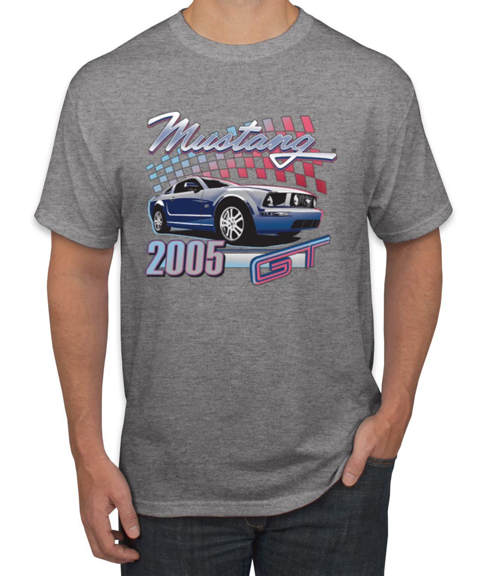 Wild BobbyMustang Ford Classics Cars and Trucks Men's T-Shirt
