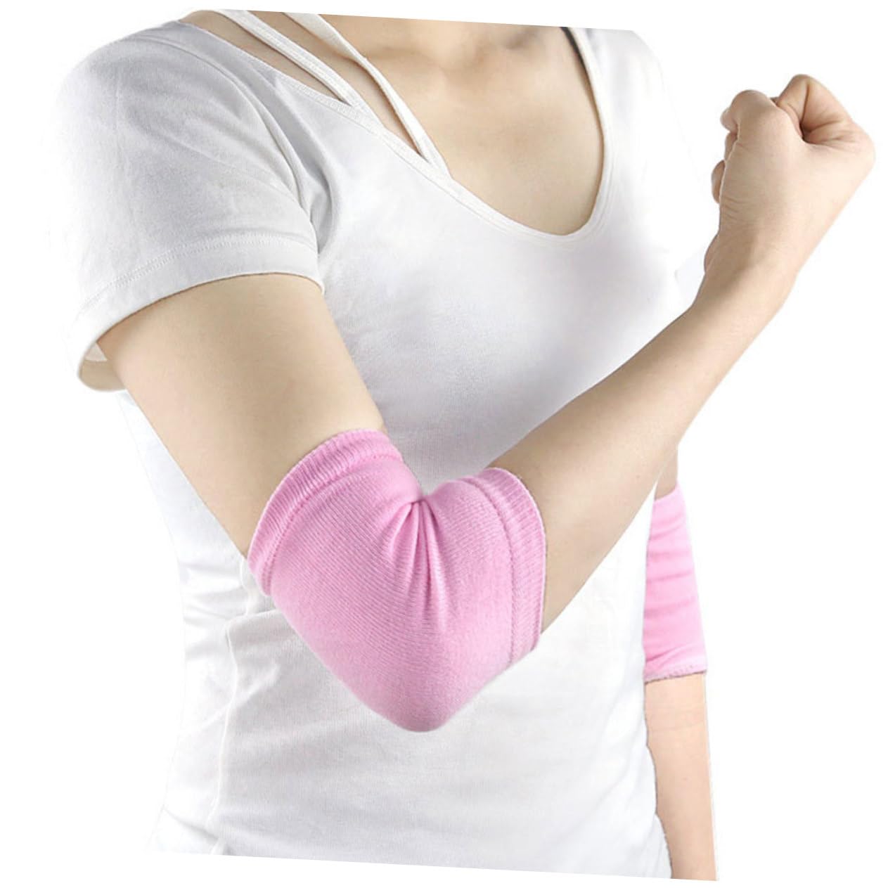 2Pairs Moisturizing Elbow Cover Gel Pads Skin Care Elbow Protectors for Dry Cracked Skin Comfortable Breathable for Home Salon Use present for Mothers