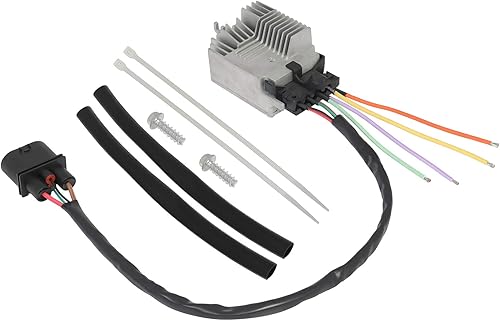 Miniatura 6 de LSAILON Módulo de control del ventilador de refrigeración del radiador para Audi A4 Quattro 2002 2004 2005 2006 2007 2008 para Audi A4 para Audi A4