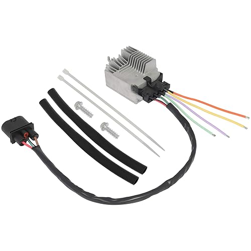 Miniatura 6 de LSAILON Módulo de control del ventilador de refrigeración del radiador para Audi A4 Quattro 2002 2004 2005 2006 2007 2008 para Audi A4 para Audi A4