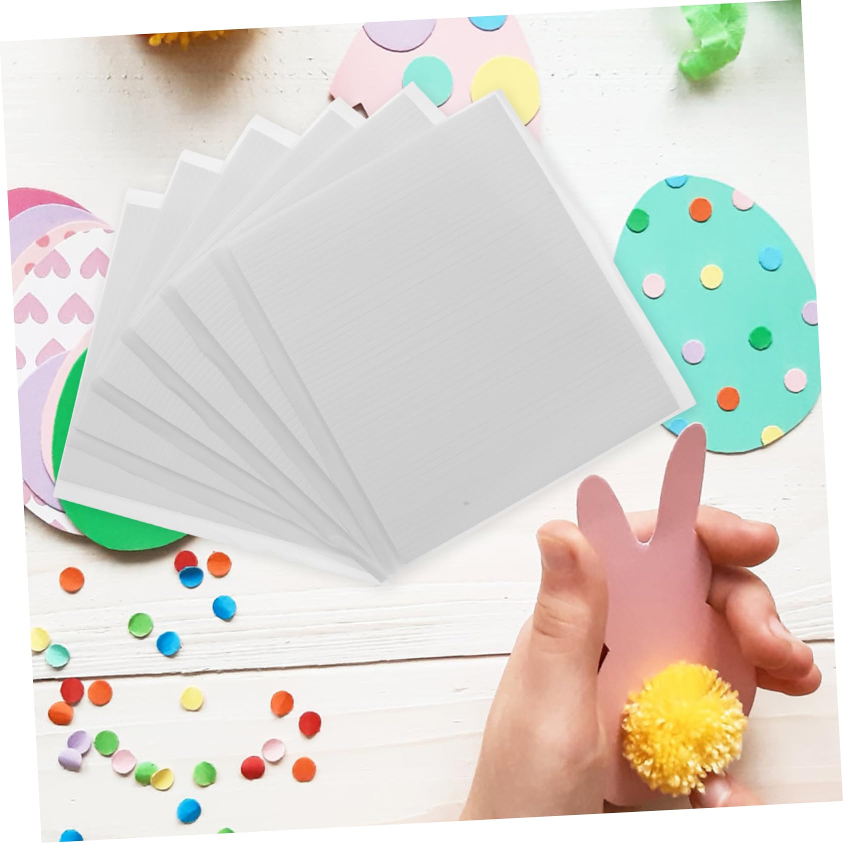 KALLORY 3sets Craft Foam Strips Double-Sided Adhesive Sheets Ideal for Balloons Decor Flowers Cards Scrapbooks Card Making Easy to Cut Carry 6sheets*3