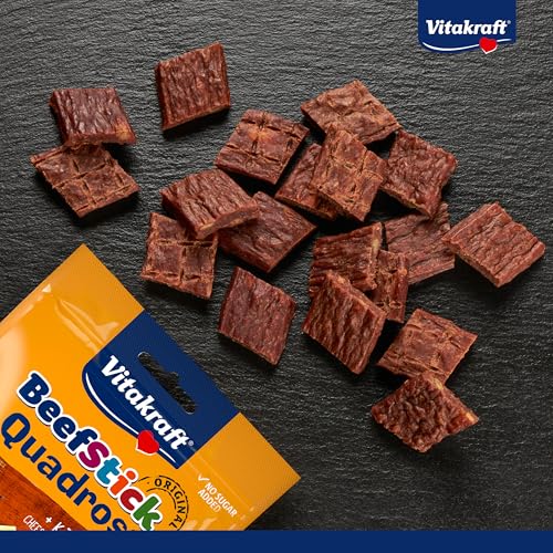 Vitakraft Hundefutter Beef Stick Quadros Hundeleckerli 70g