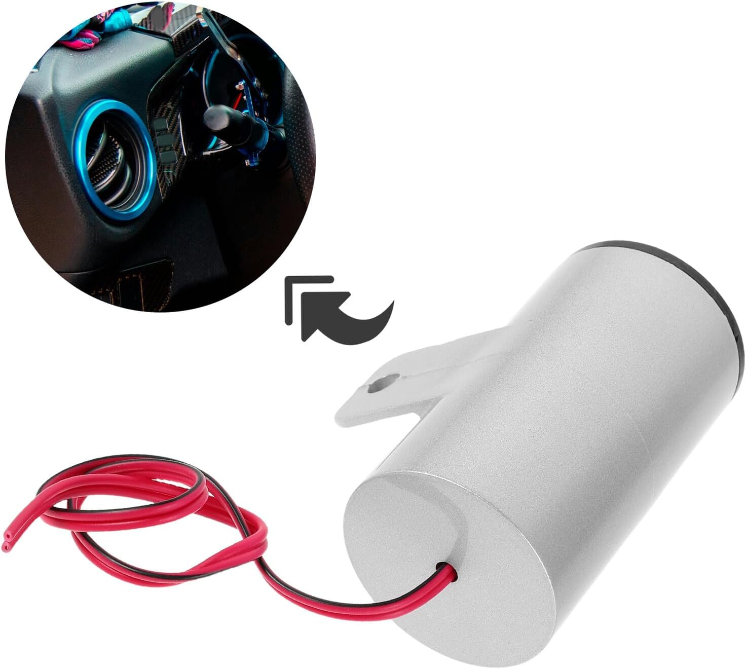 Garneck Loud 12v Motorcycle Air Horn and Car Reversing Siren with Unique Warning Sound for Vehicle Safety and Backup Reverse Alarm