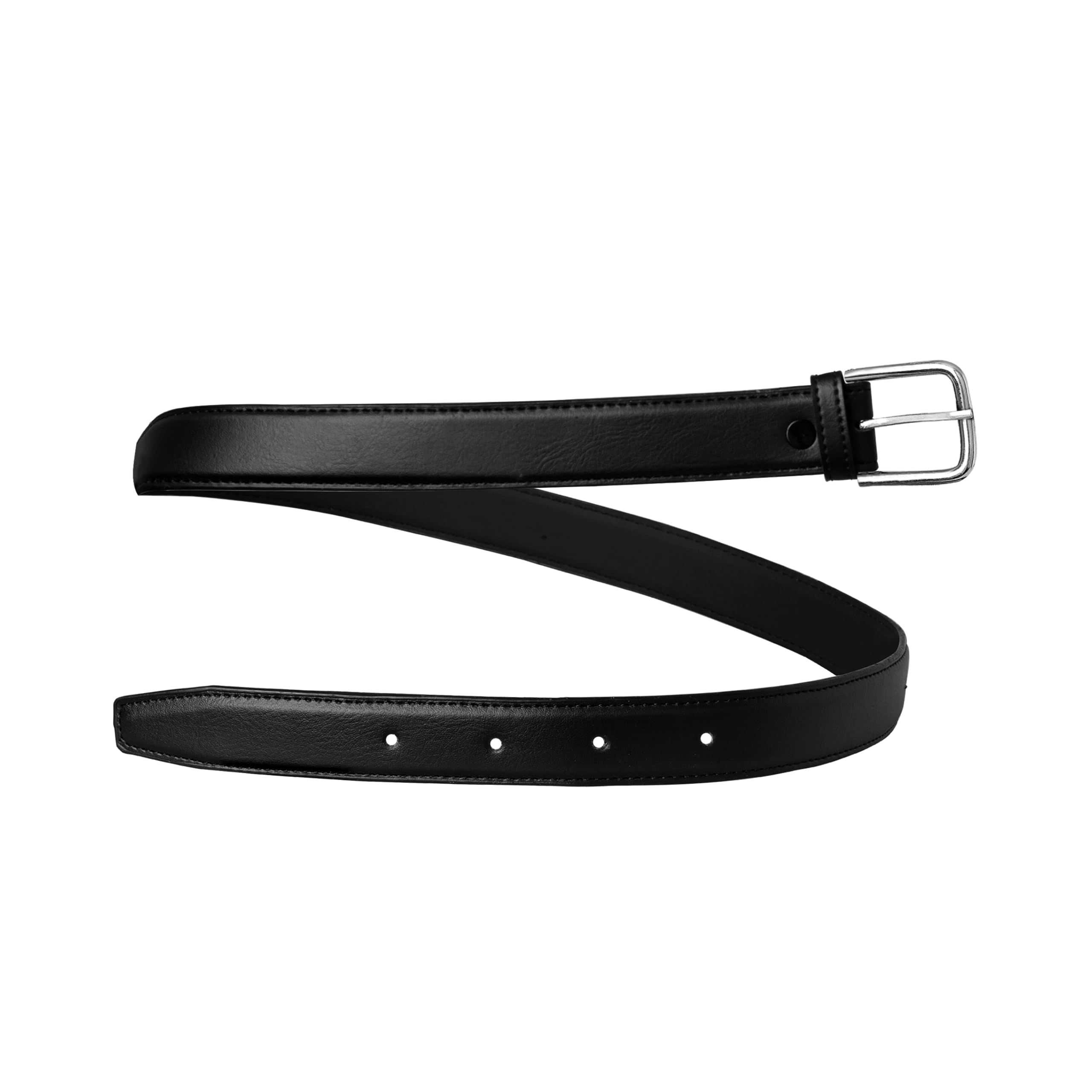 CHILDWAY Unisex Kid's Belt | Formal/Casual Belt for Boys and Girls | Adjustable Fit, Durable Buckle | For Pant Jeans Trouser (Black) 1