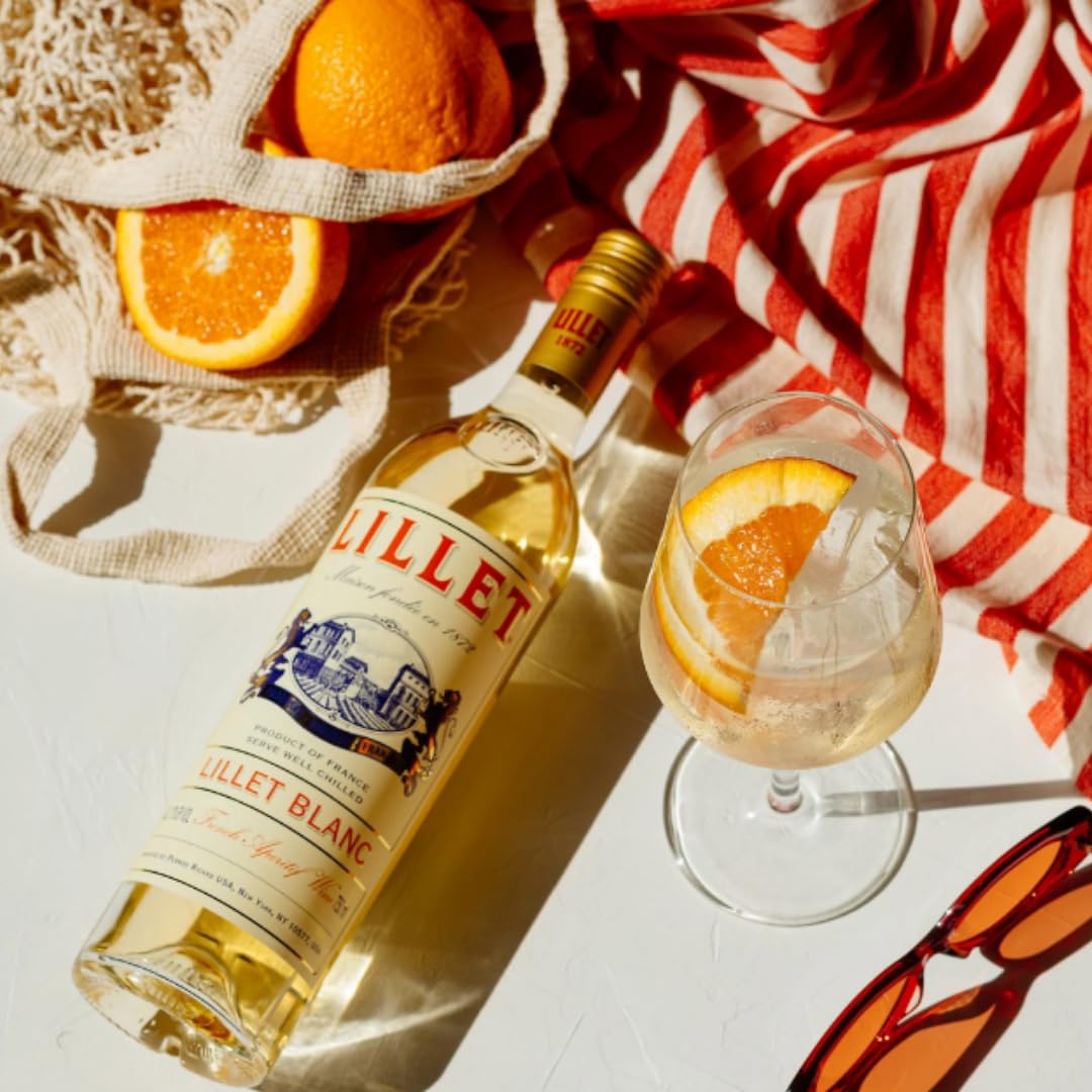 Lillet blanc Apéritif de France Aperitif auf Weinbasis 750 Milliliter x 5 STÜCK